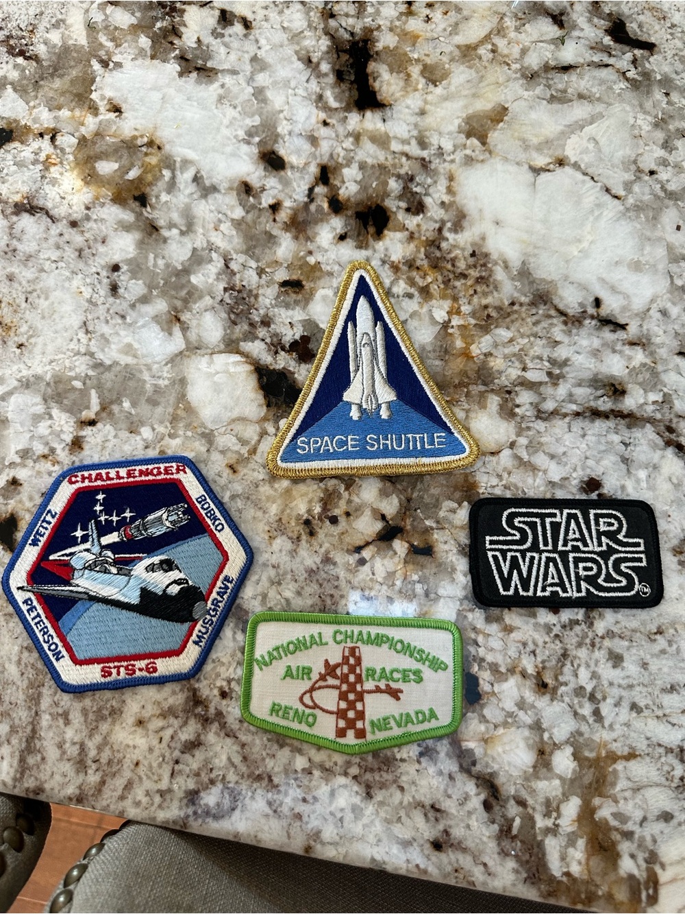 Vintage Embroidered Patch Lot NASA Star Wars Reno Air Races - Picture 2 of 11